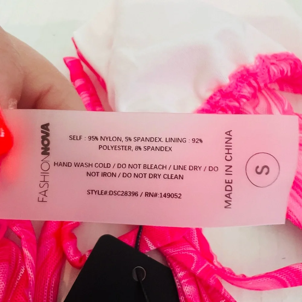 Fashion Nova Champagne And Jet Planes Bikini NWT - Picture 3 of 6